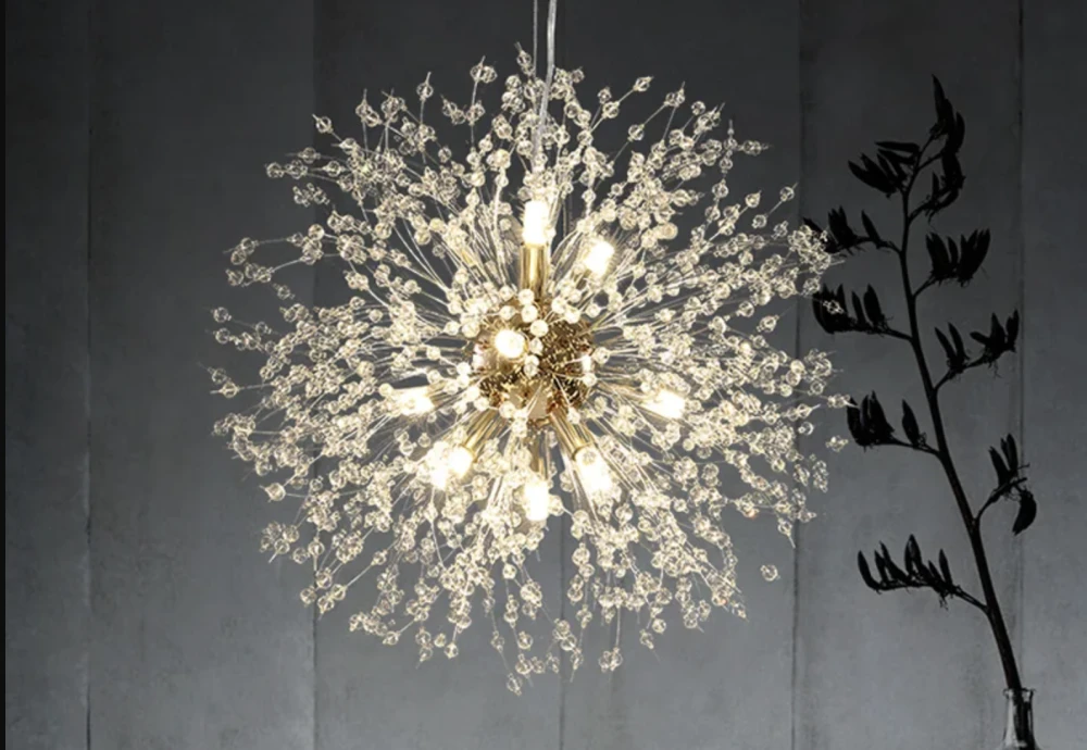 modern crystal chandelier dining room