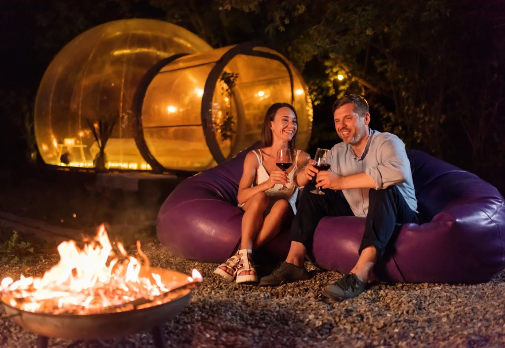 backyard bubble tent